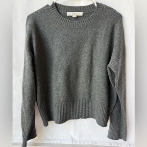 LOFT Boxy Cotton Crewneck Supersoft Sweater Size Small